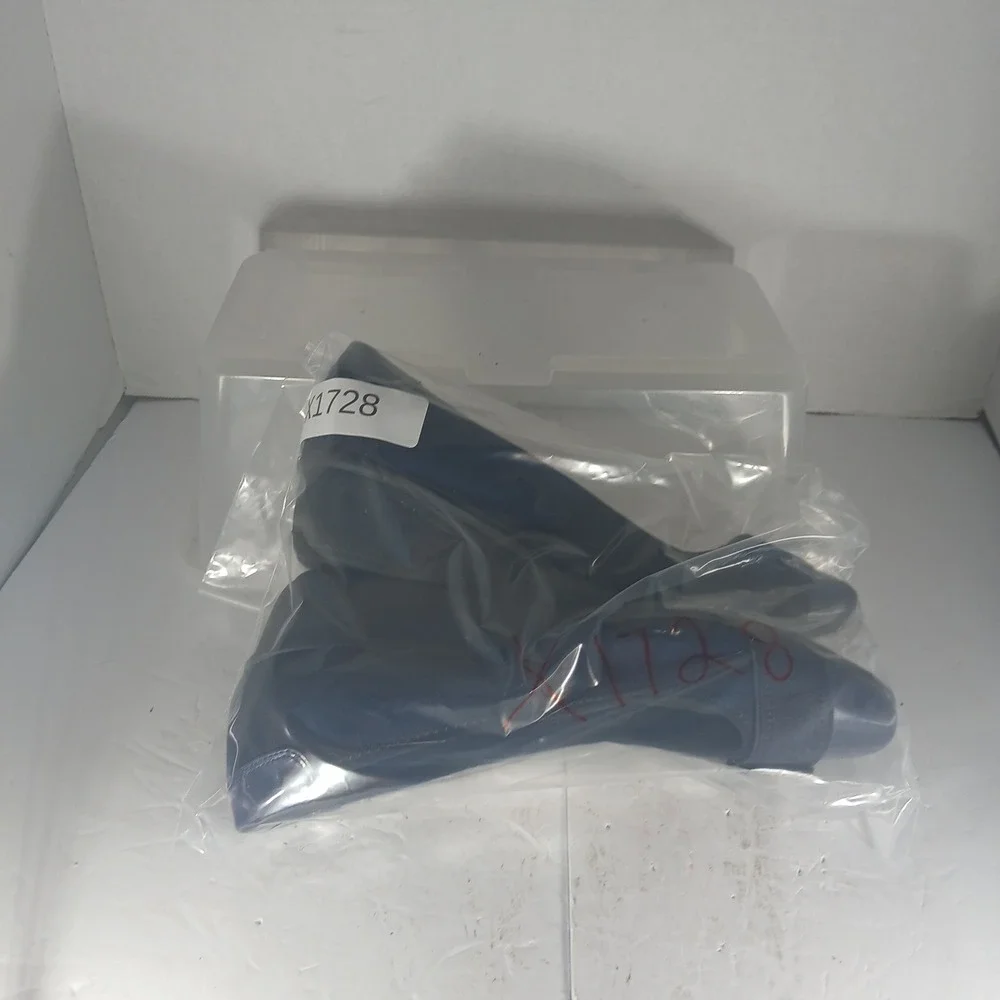 Anne Klein Sport Wedge Pumps 8M Navy Blue Business Casual Professional